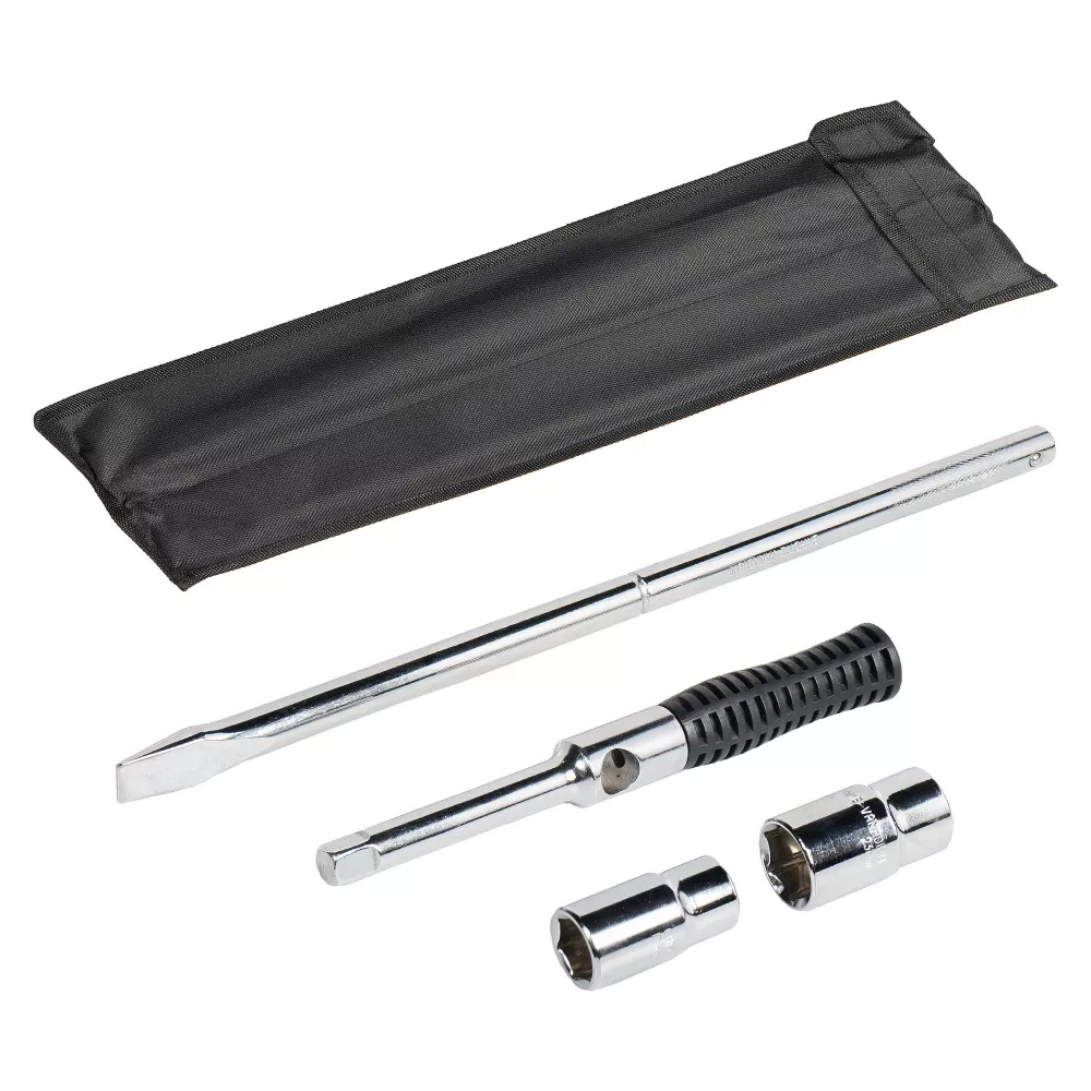 Ключ баллонный крестовой складной, головки 17х19, 21х23мм PRO 400мм, изменяющийся рычаг - Артикул ATAB006 - Производитель Airline - Фото, Отзывы, Цены 