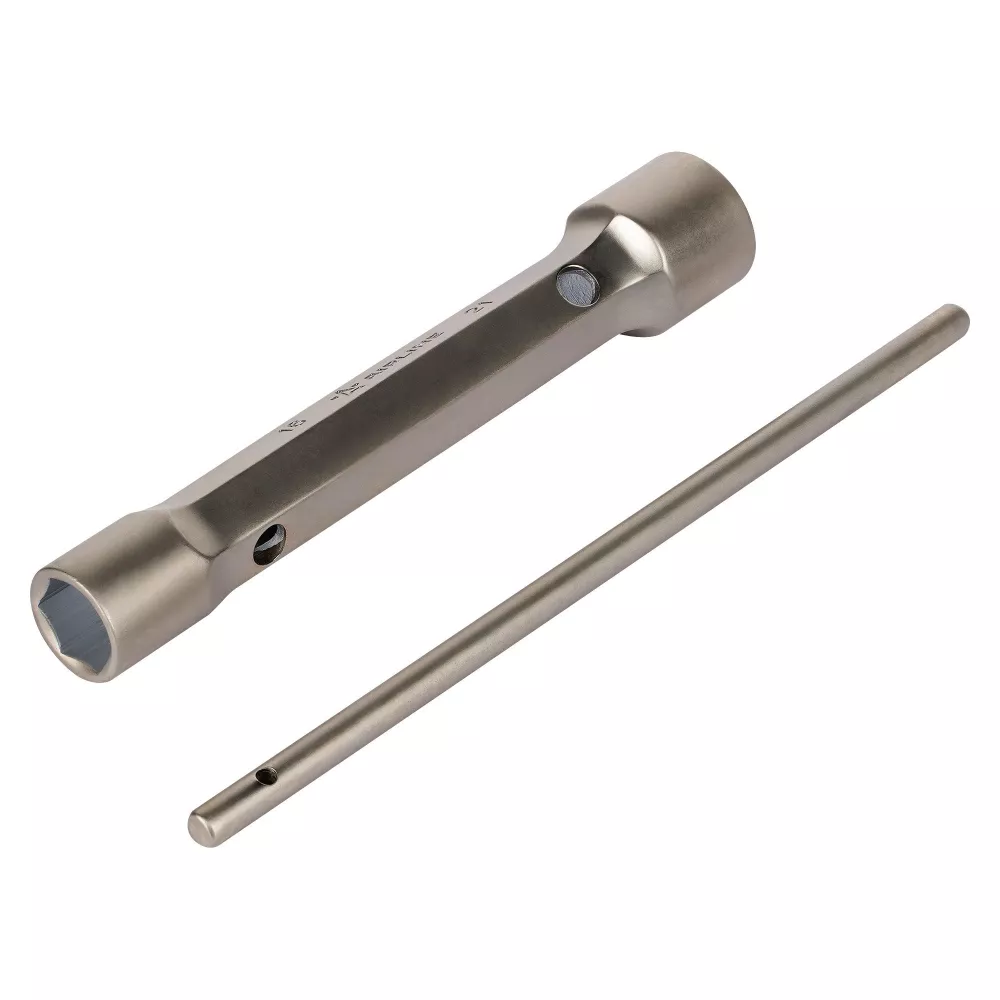 Ключ свечной кованый двусторонний 16x21мм, 160мм с воротком - Артикул ATAC006 - Производитель Airline - Фото, Отзывы, Цены 