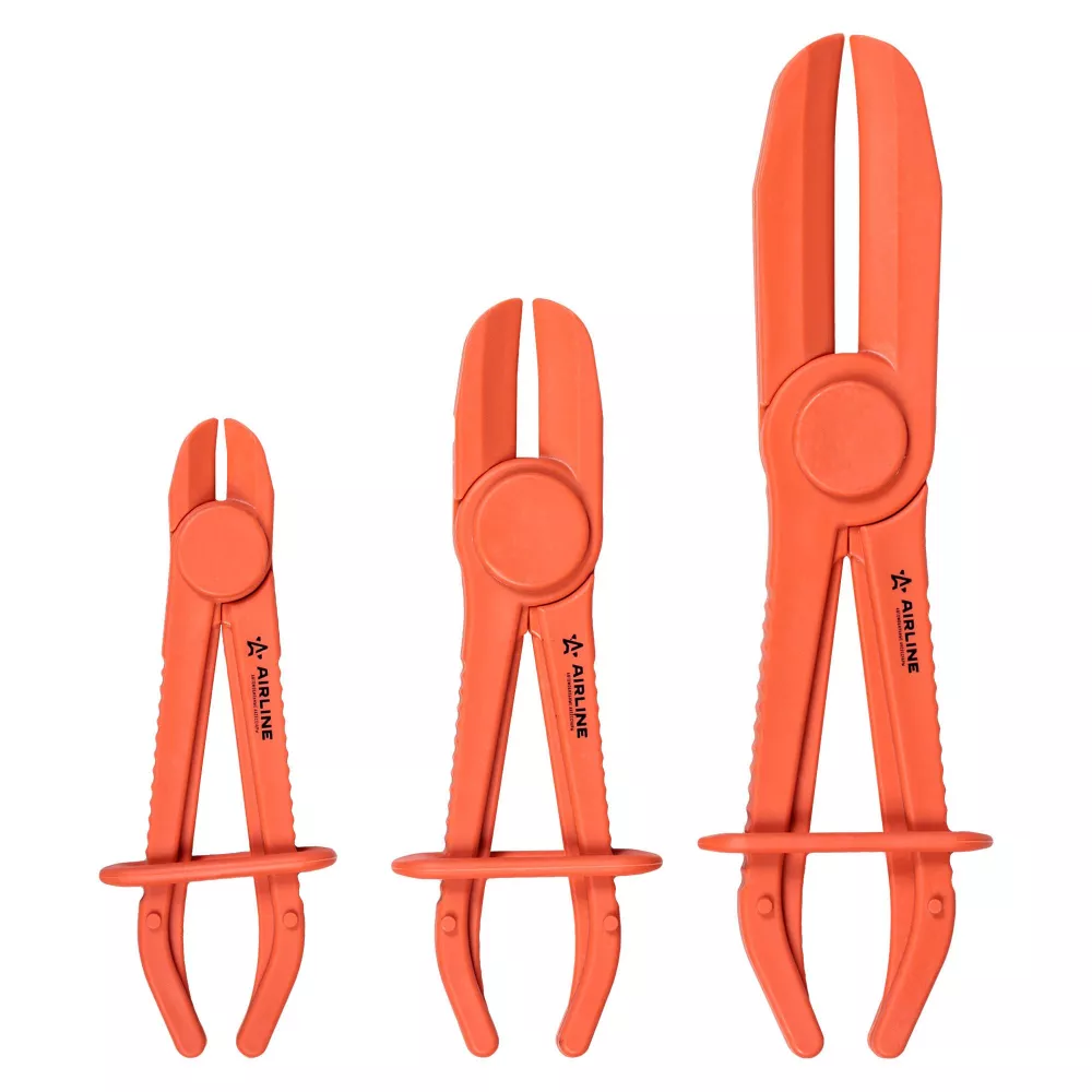 Зажимы для шлангов с фиксатором набор 3шт D 11-60мм - Артикул ATAE001 - Производитель Airline - Фото, Отзывы, Цены 