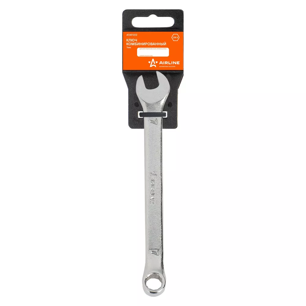 Ключ комбинированный 7мм пласт.подвес - Артикул ATAF002 - Производитель Airline - Фото, Отзывы, Цены 
