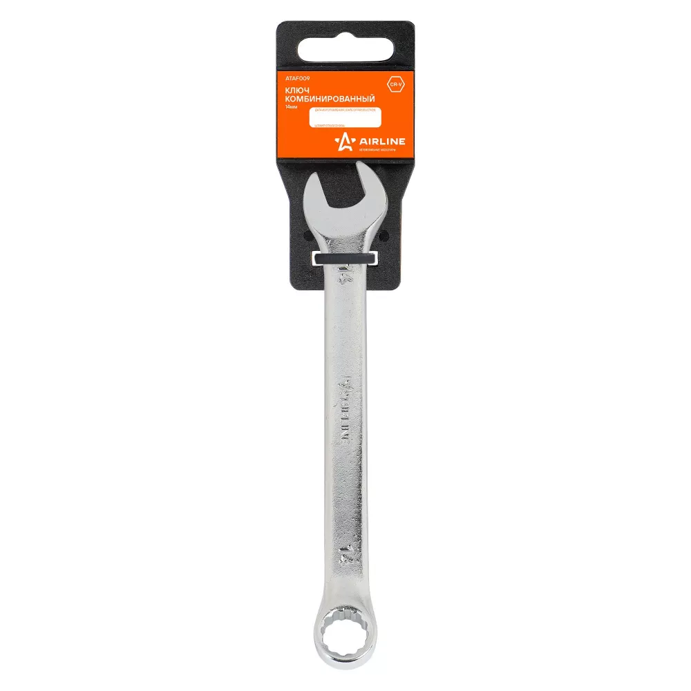 Ключ комбинированный 14мм пласт.подвес - Артикул ATAF009 - Производитель Airline - Фото, Отзывы, Цены 