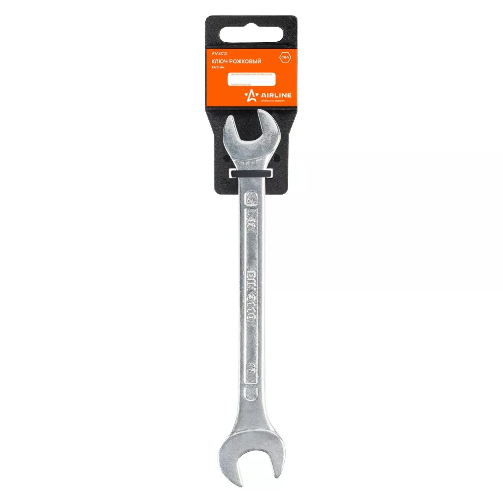 Ключ рожковый 13х17мм пласт.подвес - Артикул ATAK010 - Производитель Airline - Фото, Отзывы, Цены 