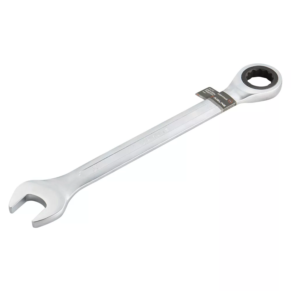 Ключ комбинированный трещоточный 36мм PRO пласт.подвес - Артикул ATAL007 - Производитель Airline - Фото, Отзывы, Цены 