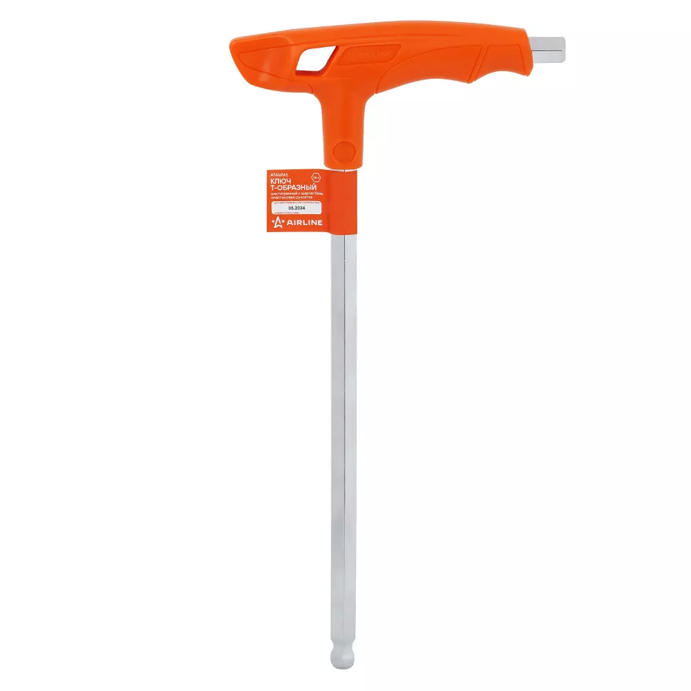 Ключ Т-образный шестигранный 10мм с шаром - Артикул ATAM145 - Производитель Airline - Фото, Отзывы, Цены 
