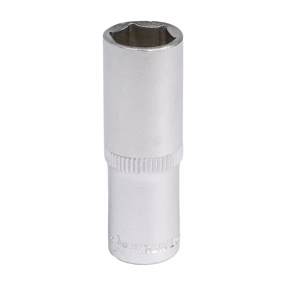 Головка торцевая 1/4 шестигранная 12мм глубокая - Артикул ATAP017 - Производитель Airline - Фото, Отзывы, Цены 