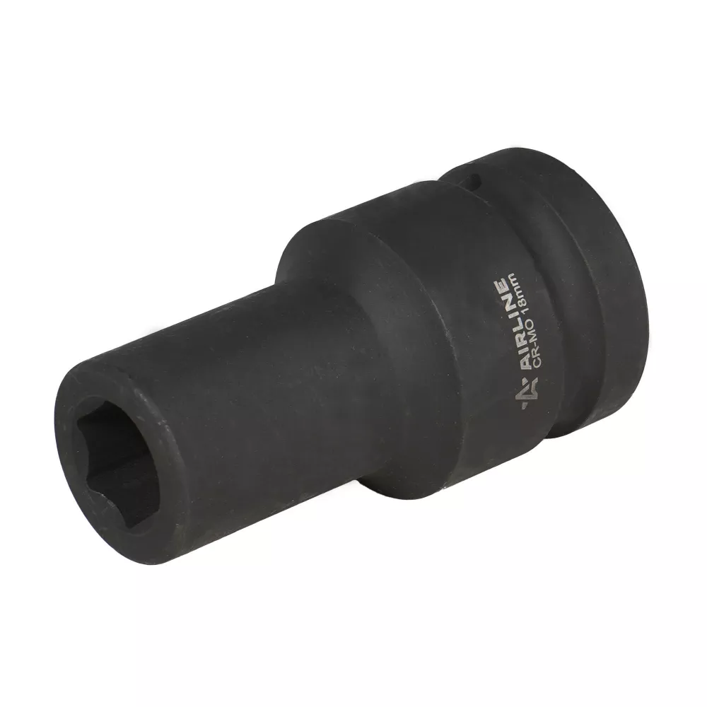 Головка ударная торцевая 1DR шестигранная 18мм, L=90мм - Артикул ATAS092 - Производитель Airline - Фото, Отзывы, Цены 