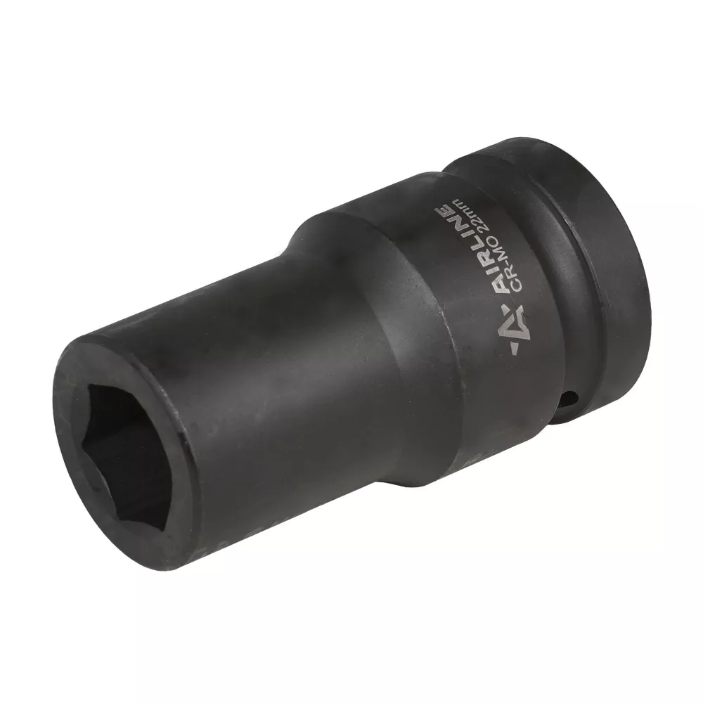 Головка ударная торцевая 1DR шестигранная 22мм, L=90мм - Артикул ATAS095 - Производитель Airline - Фото, Отзывы, Цены 