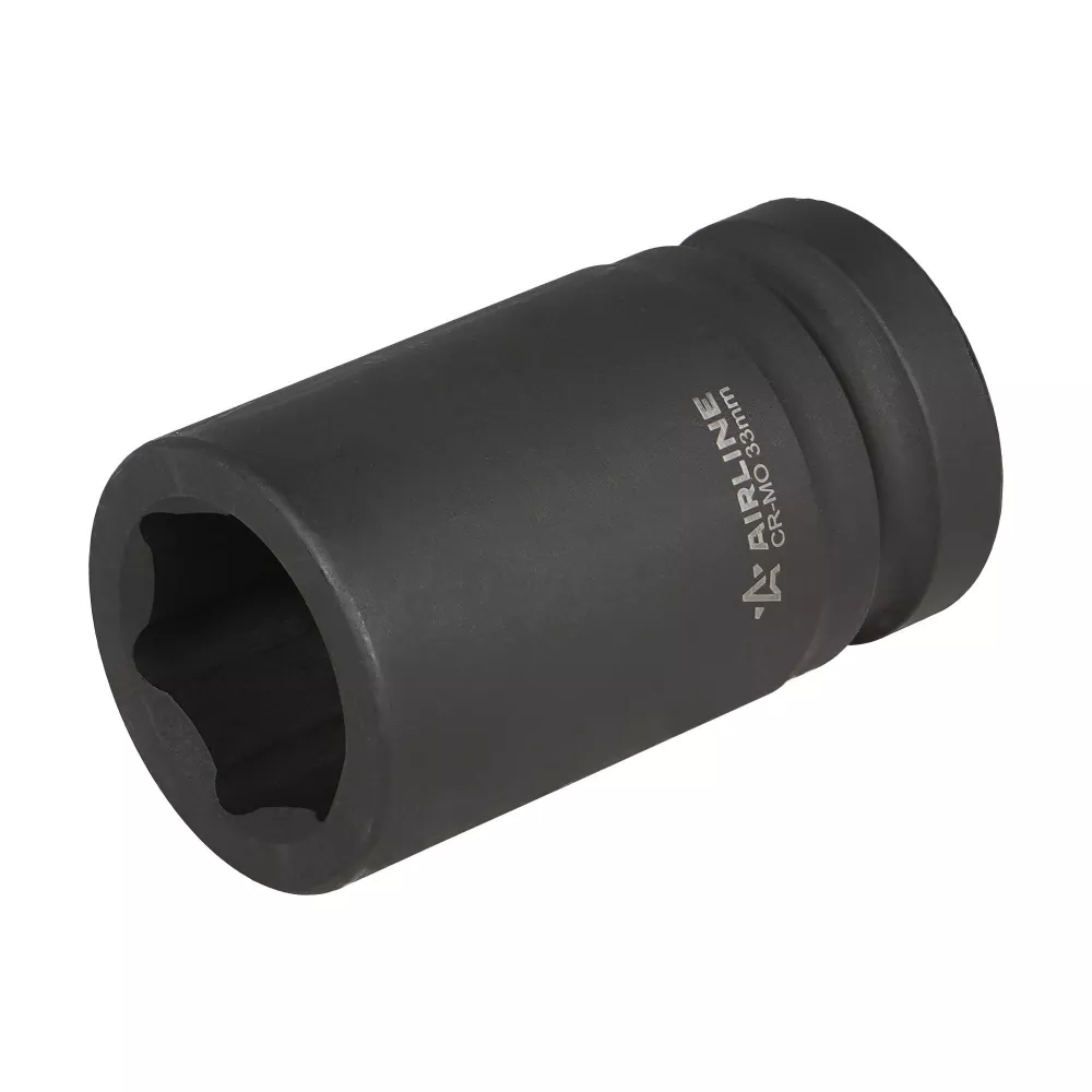 Головка ударная торцевая 1DR шестигранная 33мм, L=90мм - Артикул ATAS100 - Производитель Airline - Фото, Отзывы, Цены 