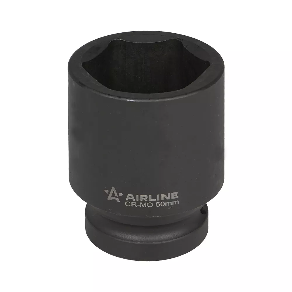 Головка ударная торцевая 1DR шестигранная 50мм, L=90мм - Артикул ATAS106 - Производитель Airline - Фото, Отзывы, Цены 