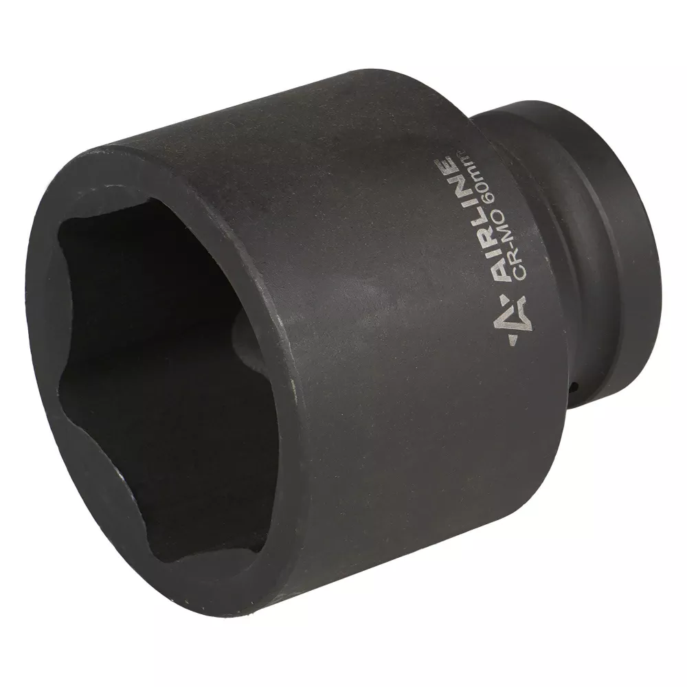 Головка ударная торцевая 1DR шестигранная 60мм, L=90мм - Артикул ATAS109 - Производитель Airline - Фото, Отзывы, Цены 