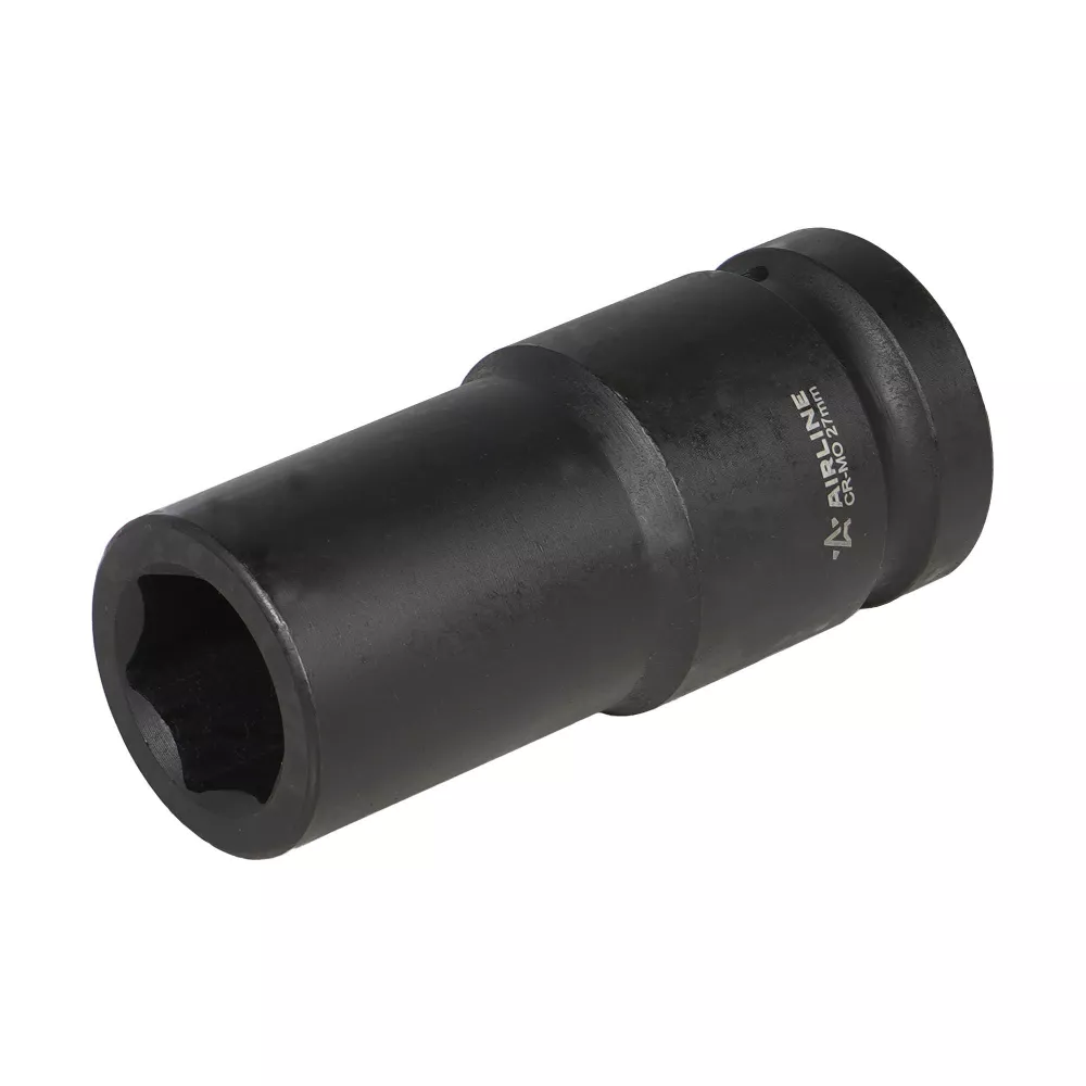 Головка ударная торцевая 1DR шестигранная 27мм, L=110мм - Артикул ATAS118 - Производитель Airline - Фото, Отзывы, Цены 