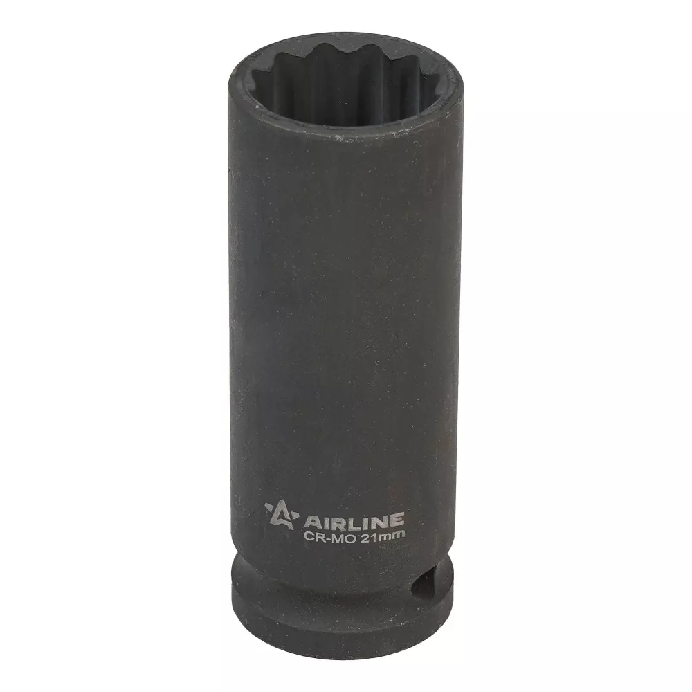 Головка ударная торцевая 1/2DR двенадцатигранная 21мм L=78мм - Артикул ATAS151 - Производитель Airline - Фото, Отзывы, Цены 