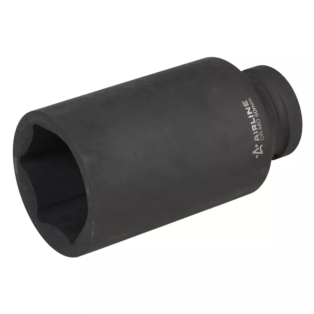 Головка ударная торцевая 1DR шестигранная 60мм, L=160мм - Артикул ATAS213 - Производитель Airline - Фото, Отзывы, Цены 