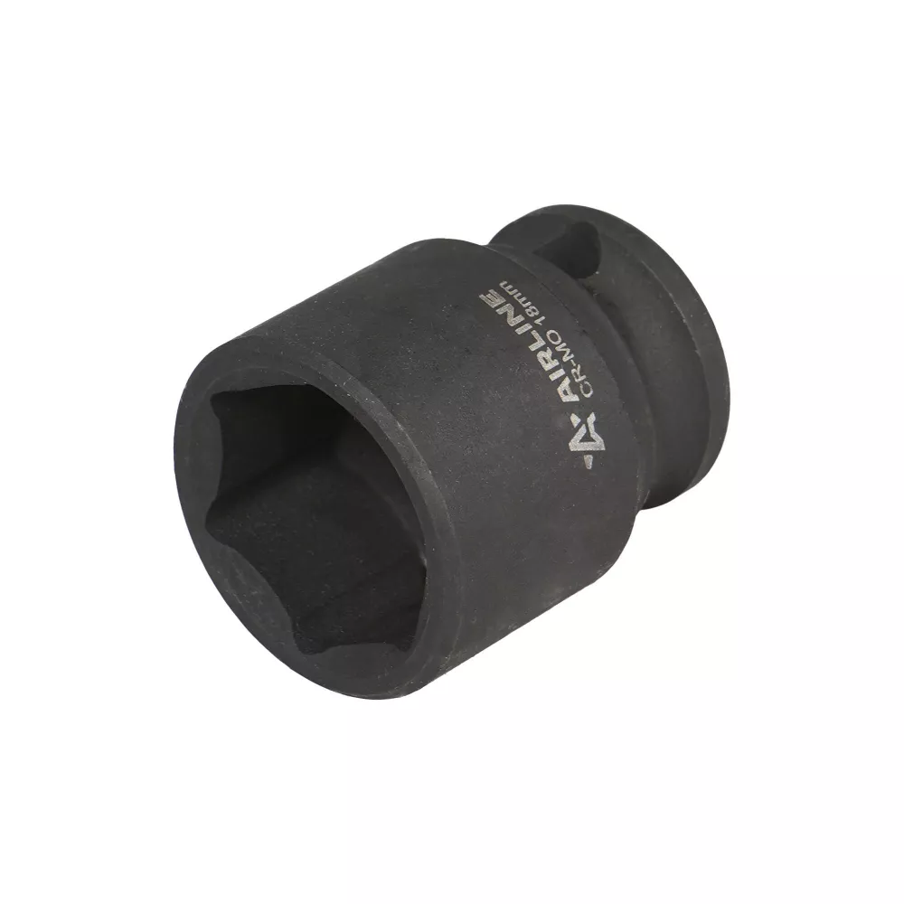 Головка ударная торцевая 3/8DR шестигранная 18мм, L=30мм - Артикул ATAS313 - Производитель Airline - Фото, Отзывы, Цены 