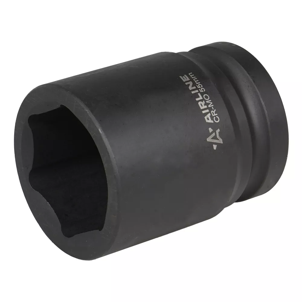 Головка ударная торцевая 1-1/2DR шестигранная 55мм, L=100мм - Артикул ATAS705 - Производитель Airline - Фото, Отзывы, Цены 