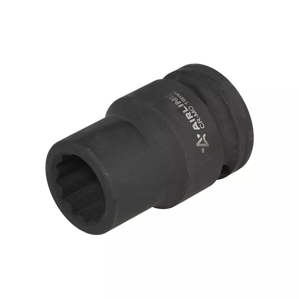 Головка ударная торцевая 3/4DR двенадцатигранная 19мм, L=56мм - Артикул ATAS803 - Производитель Airline - Фото, Отзывы, Цены 