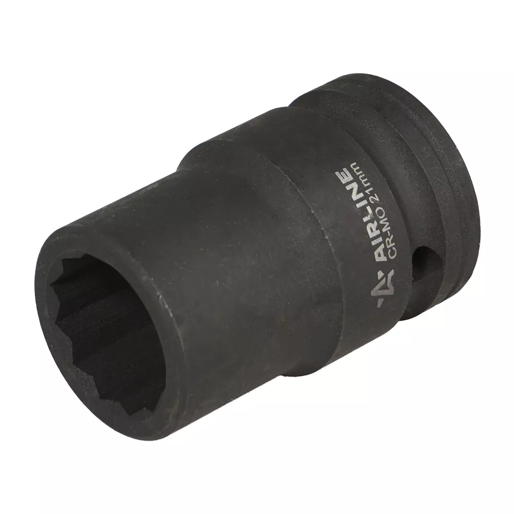 Головка ударная торцевая 3/4DR двенадцатигранная 21мм, L=56мм - Артикул ATAS805 - Производитель Airline - Фото, Отзывы, Цены 