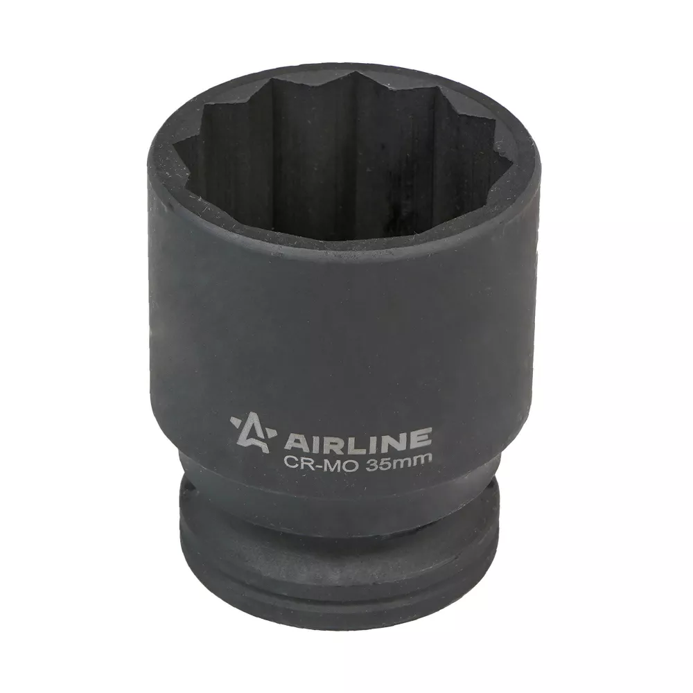 Головка ударная торцевая 3/4 DR двенадцатигранная 35мм L=56мм - Артикул ATAS819 - Производитель Airline - Фото, Отзывы, Цены 
