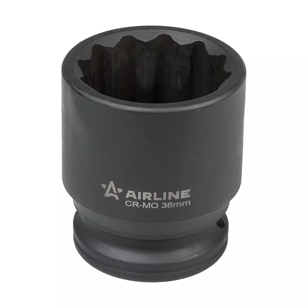 Головка ударная торцевая 3/4 DR двенадцатигранная 36мм L=56мм - Артикул ATAS820 - Производитель Airline - Фото, Отзывы, Цены 