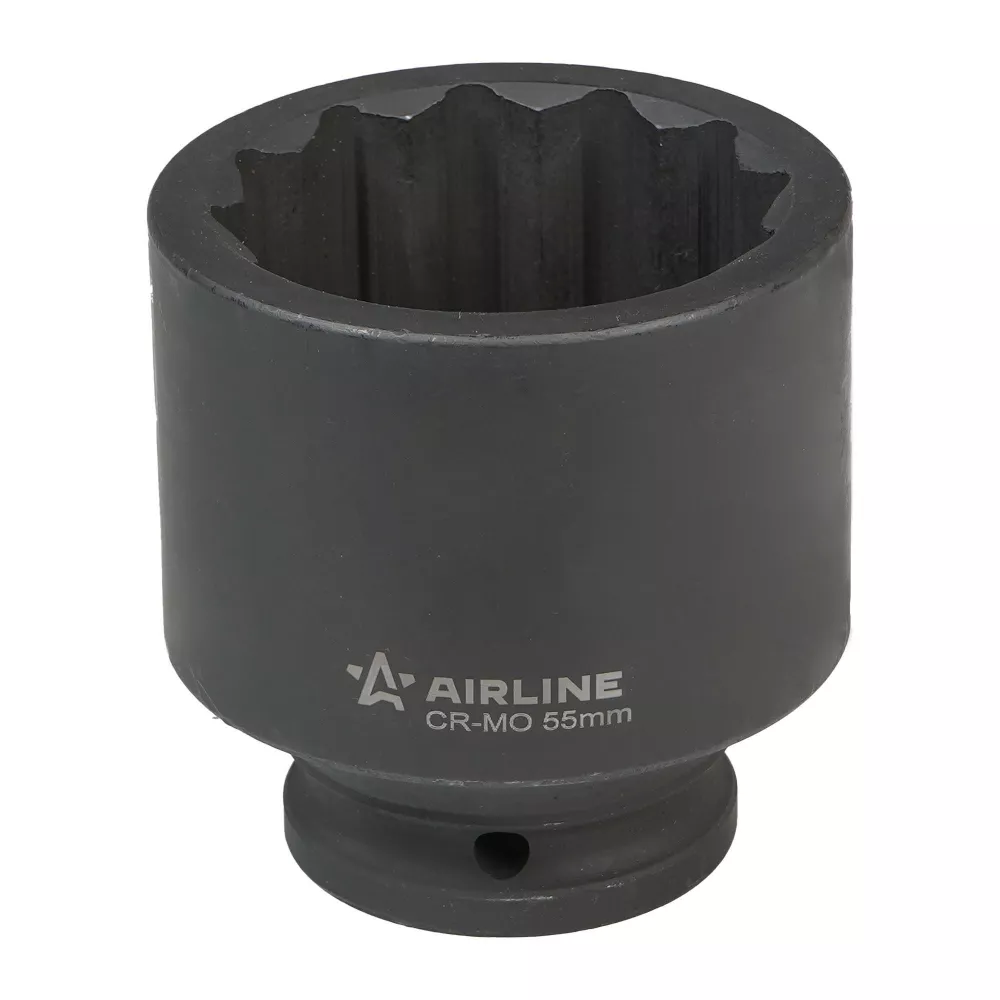 Головка ударная торцевая 3/4 DR двенадцатигранная 55мм L=80мм - Артикул ATAS826 - Производитель Airline - Фото, Отзывы, Цены 