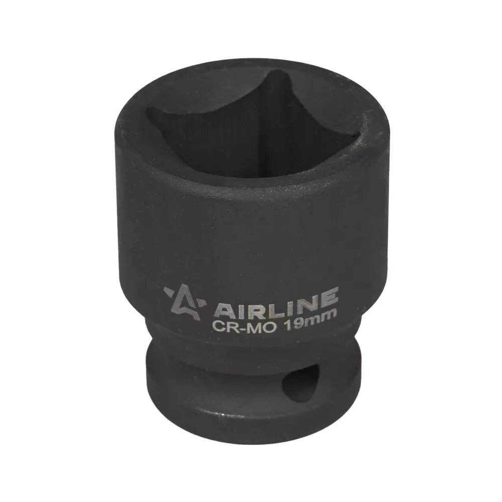 Головка ударная торцевая 1/2DR четырехгранная 19мм, L=40мм - Артикул ATAS908 - Производитель Airline - Фото, Отзывы, Цены 