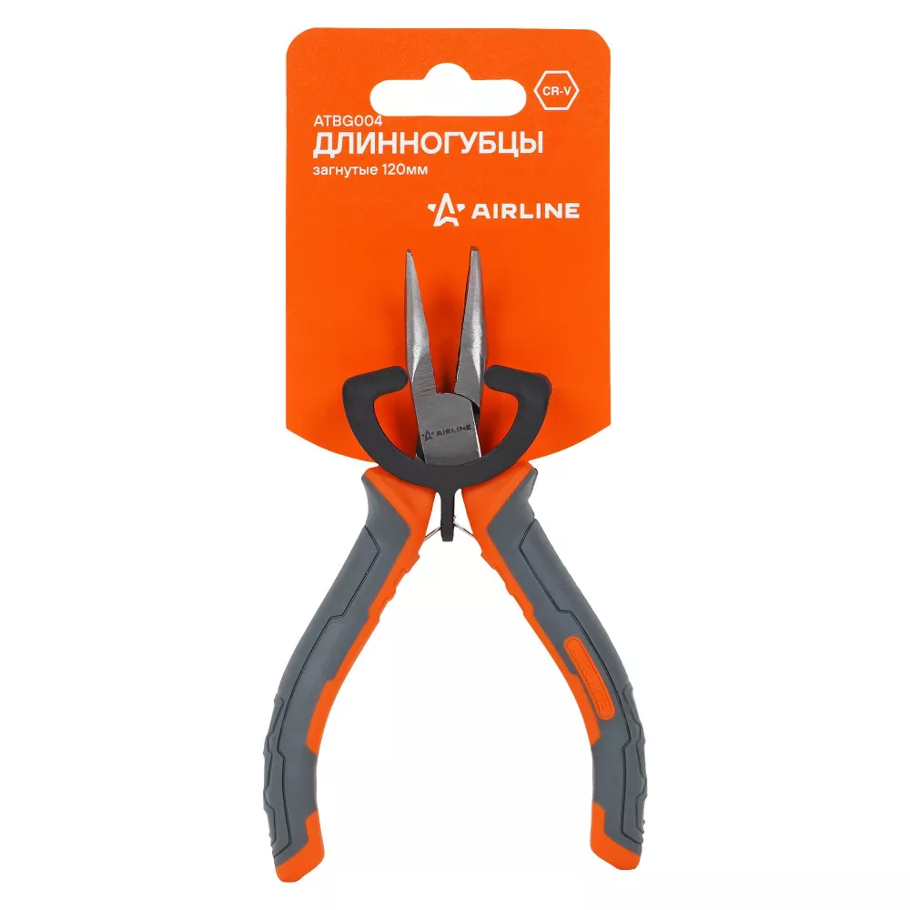 Длинногубцы загнутые 120мм - Артикул ATBG004 - Производитель Airline - Фото, Отзывы, Цены 