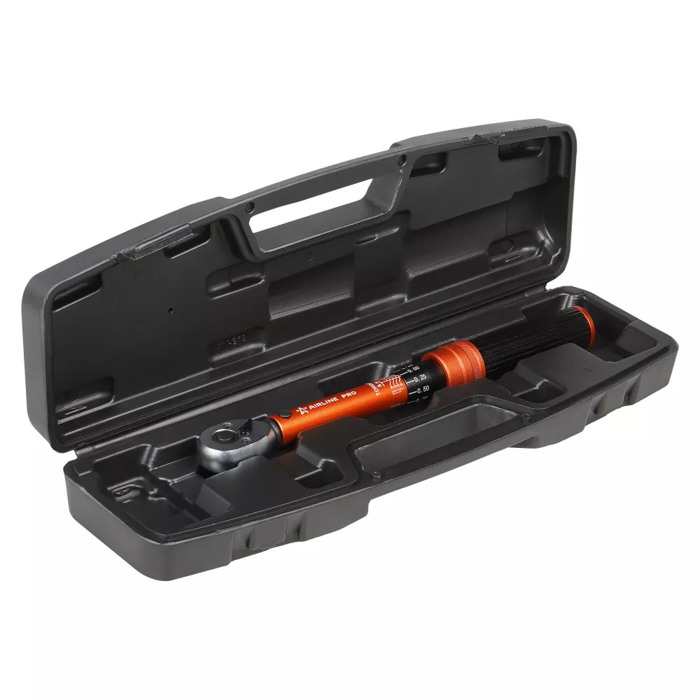 Ключ динамометрический алюминиевый 1/4 5-25Нм PRO, кнопка быстр.сброса, кейс - Артикул ATBN070 - Производитель Airline - Фото, Отзывы, Цены 