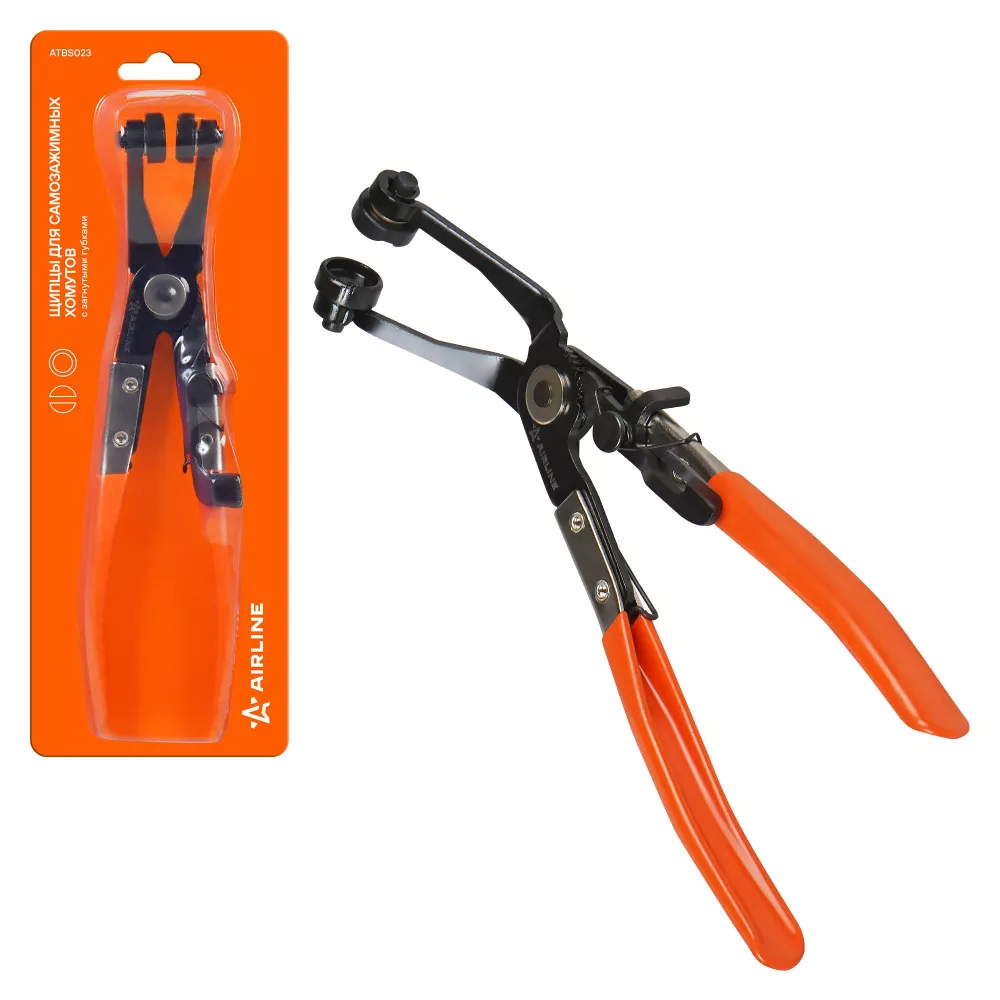 Щипцы загнутые для пружинных хомутов - Артикул ATBS023 - Производитель Airline - Фото, Отзывы, Цены 