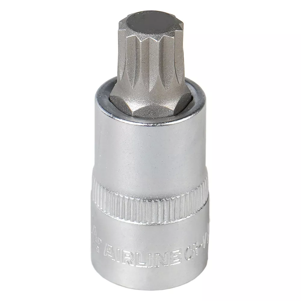 Головка торцевая 1/2 со вставкой SPLINE M14, L=55мм - Артикул ATBS63 - Производитель Airline - Фото, Отзывы, Цены 