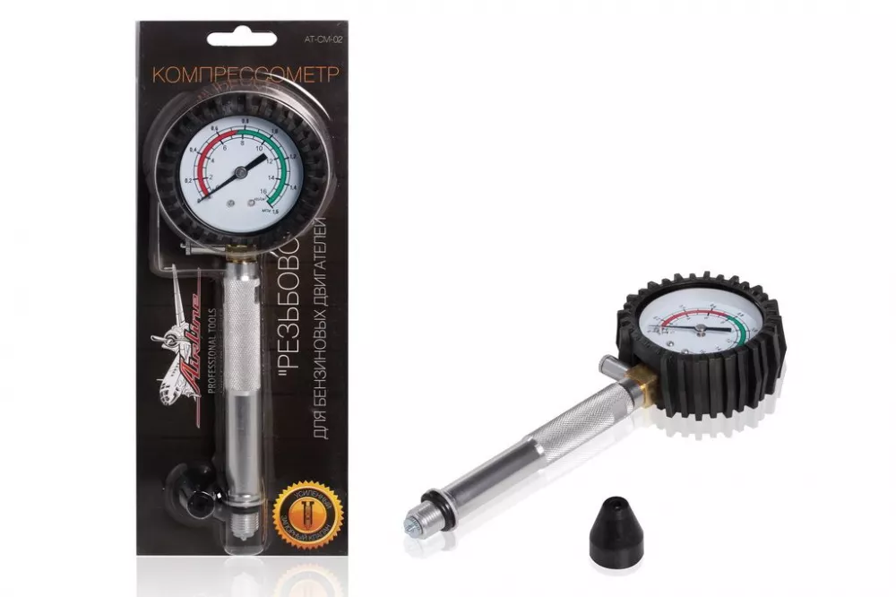 Компрессометр для бензиновых двигателей резьбовой - Артикул ATCM02 - Производитель Airline - Фото, Отзывы, Цены 