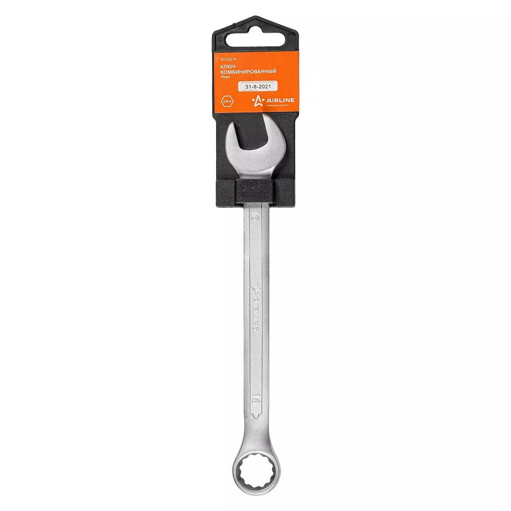 Ключ комбинированный 16мм PRO пласт.подвес - Артикул ATCS11 - Производитель Airline - Фото, Отзывы, Цены 