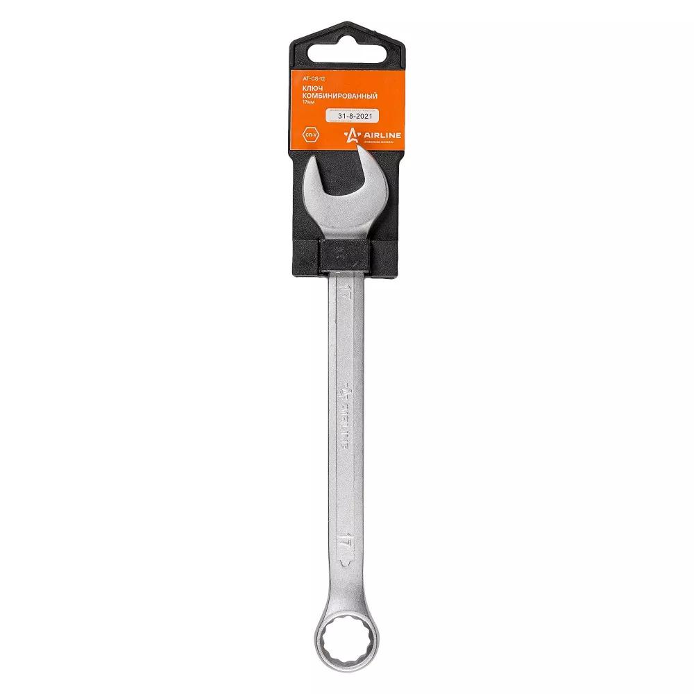 Ключ комбинированный 17мм PRO пласт.подвес - Артикул ATCS12 - Производитель Airline - Фото, Отзывы, Цены 