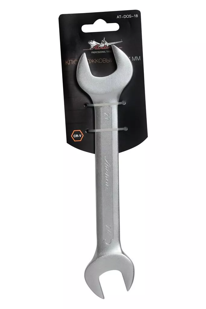 Ключ рожковый 24х27мм PRO пласт.подвес - Артикул ATDOS18 - Производитель Airline - Фото, Отзывы, Цены 