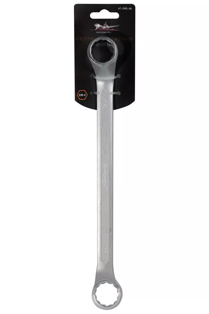 Ключ накидной с изгибом 20х22мм PRO пласт.подвес - Артикул ATDRS08 - Производитель Airline - Фото, Отзывы, Цены 