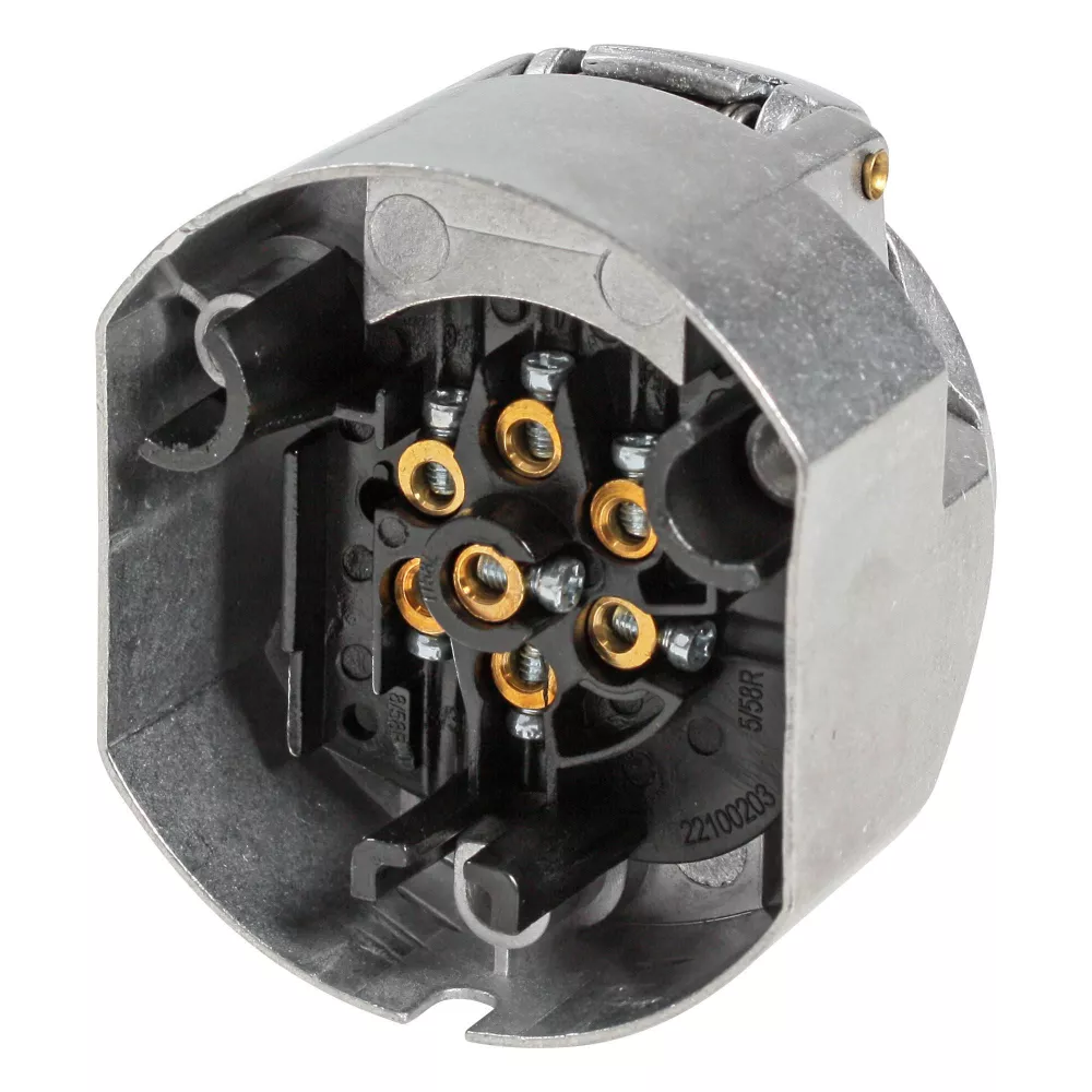 Розетка фаркопа 12В 7 контактов металл - Артикул ATE05 - Производитель Airline - Фото, Отзывы, Цены 