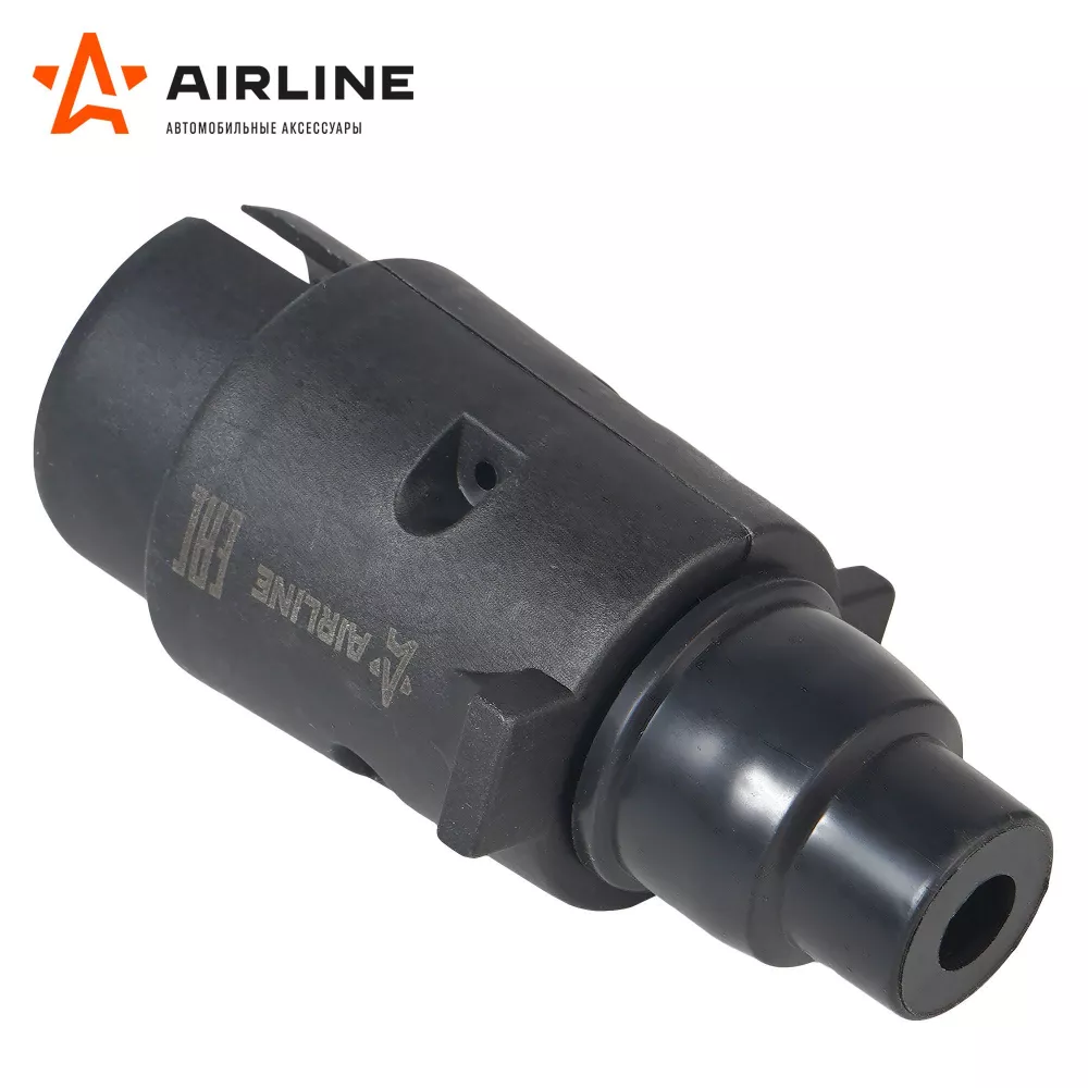 Вилка прицепа 12В 7 контактов пластик (сальник) - Артикул ATE23 - Производитель Airline - Фото, Отзывы, Цены 