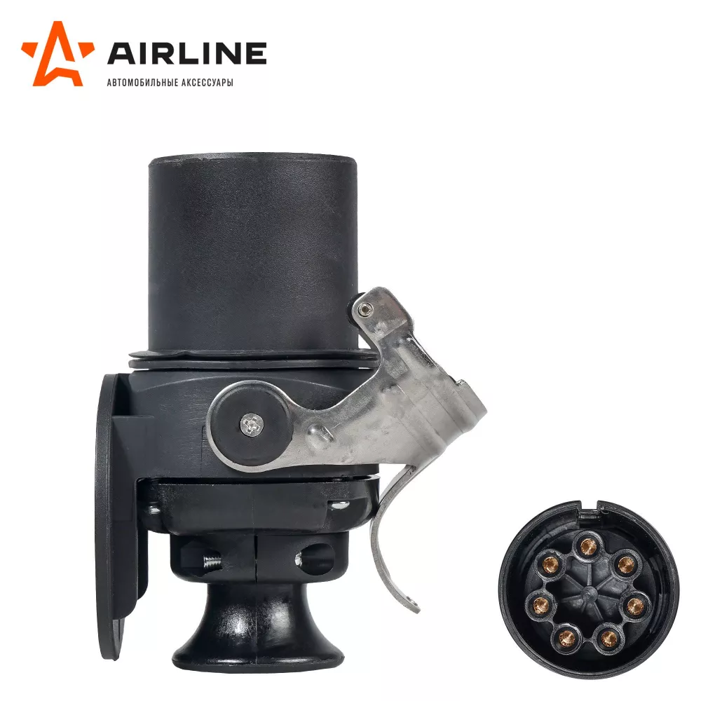 Вилка прицепа/тягача 24В ABS/EBS 7 контактов пластик - Артикул ATE45 - Производитель Airline - Фото, Отзывы, Цены 