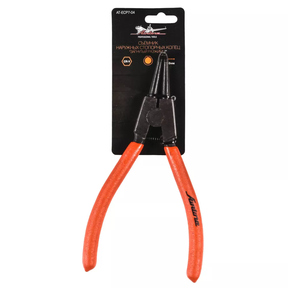 Съёмник наружных стопорных колец "загнутый разжим" 180мм - Артикул ATECP704 - Производитель Airline - Фото, Отзывы, Цены 