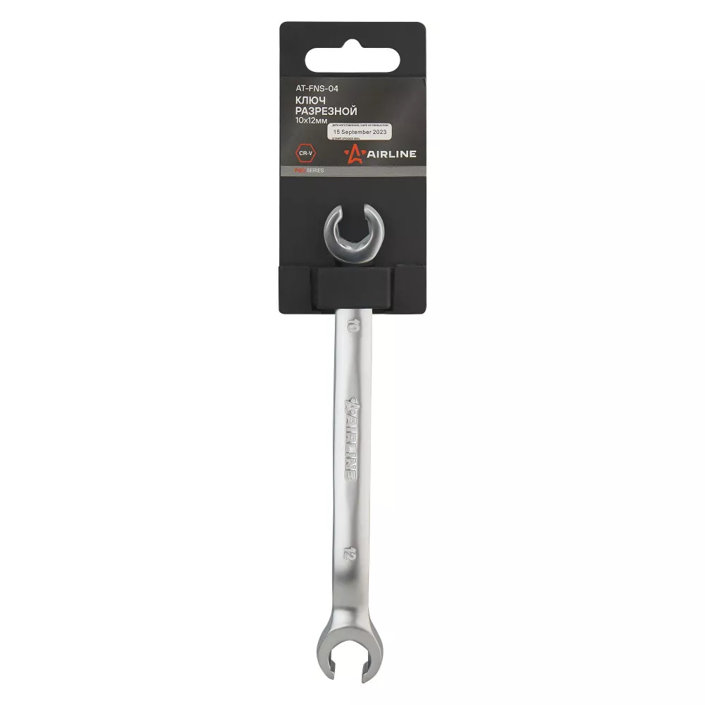 Ключ разрезной 10х12мм PRO, пласт.подвес - Артикул ATFNS04 - Производитель Airline - Фото, Отзывы, Цены 