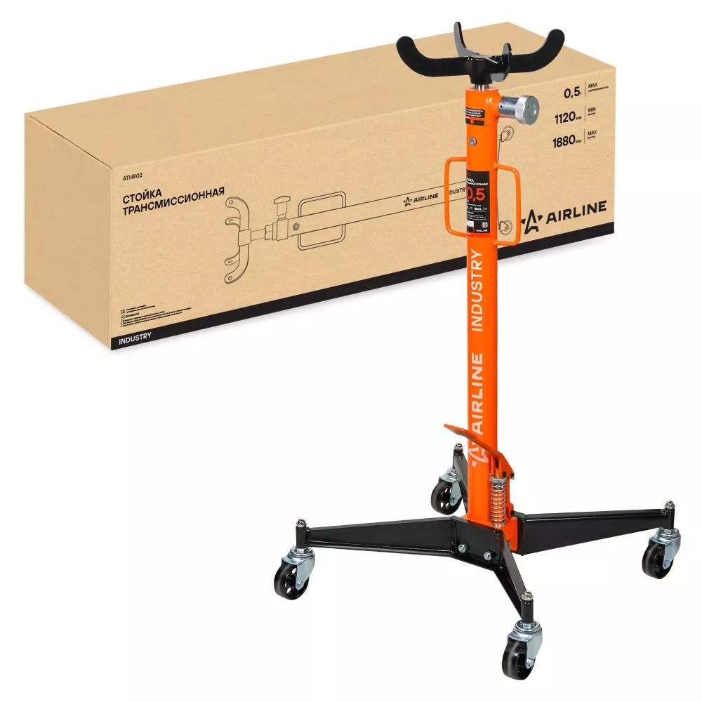 Стойка трансмиссионная гидравлическая 0.5т 1120-1880мм - Артикул ATHR02 - Производитель Airline - Фото, Отзывы, Цены 