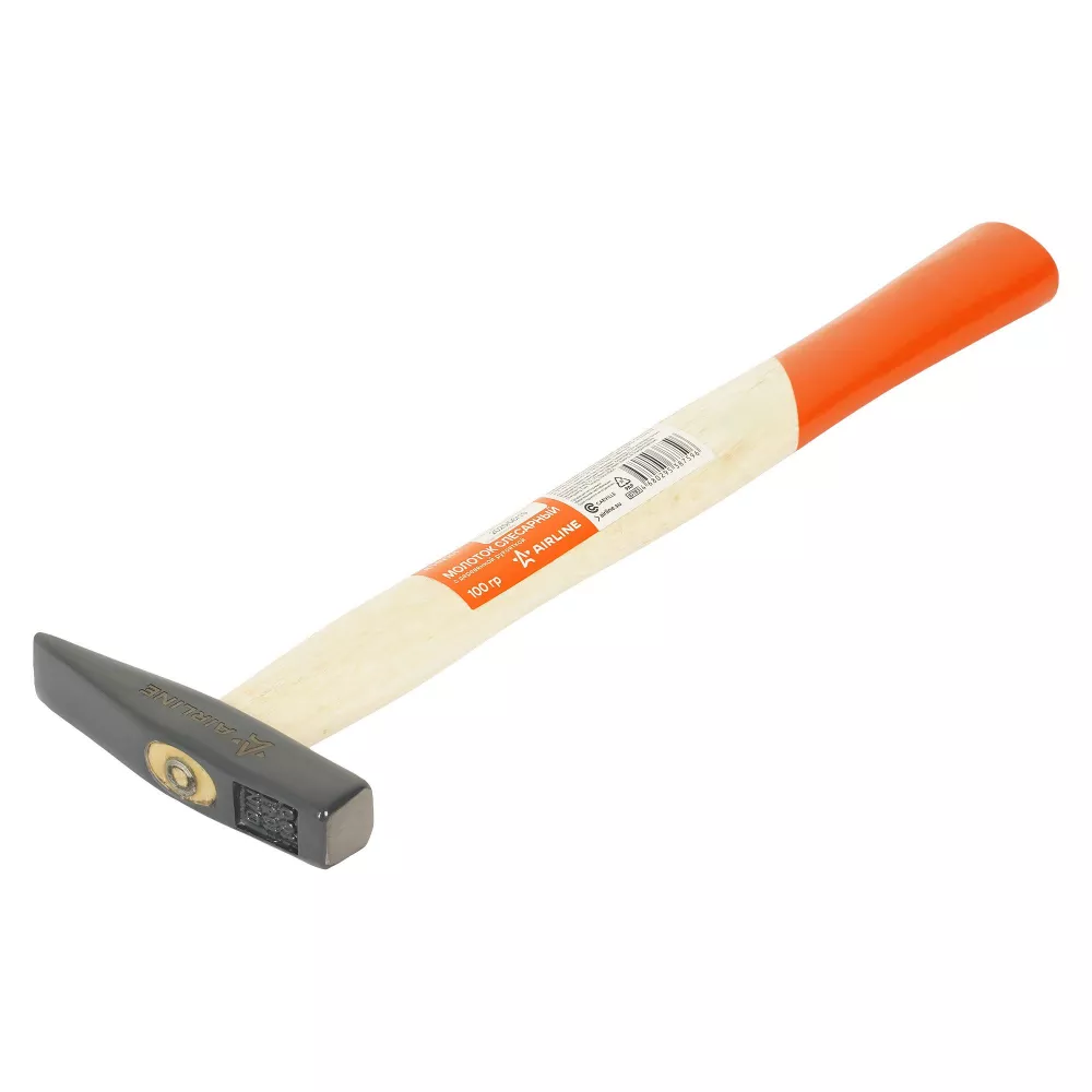 Молоток слесарный с деревянной рукояткой 100гр - Артикул ATHW001 - Производитель Airline - Фото, Отзывы, Цены 