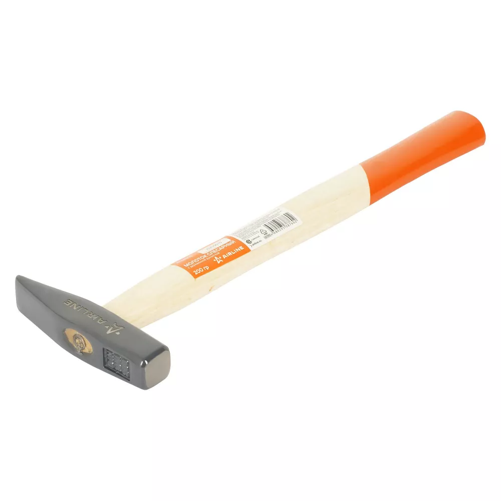 Молоток слесарный с деревянной рукояткой 200гр - Артикул ATHW002 - Производитель Airline - Фото, Отзывы, Цены 