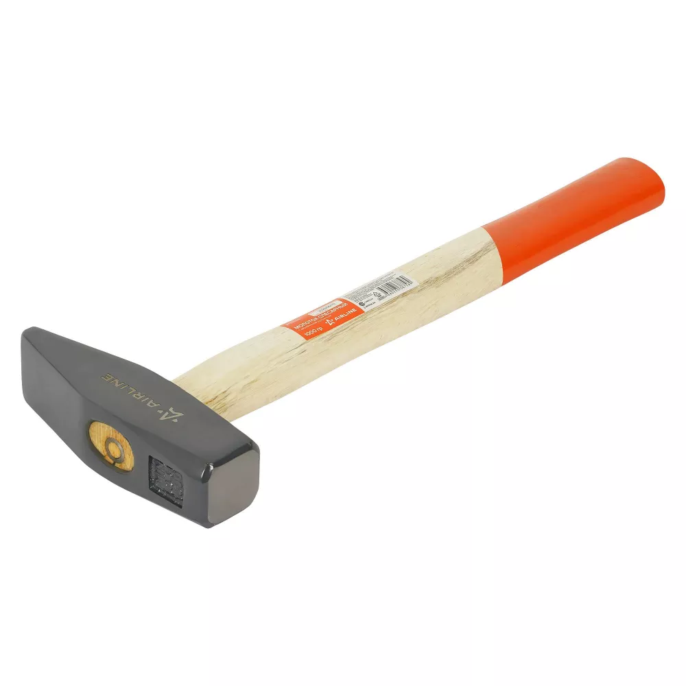 Молоток слесарный с деревянной рукояткой 1000гр - Артикул ATHW05 - Производитель Airline - Фото, Отзывы, Цены 