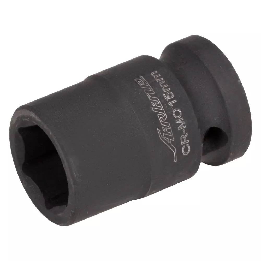 Головка ударная торцевая 1/2DR шестигранная 15мм, L=38мм - Артикул ATIS1208 - Производитель Airline - Фото, Отзывы, Цены 