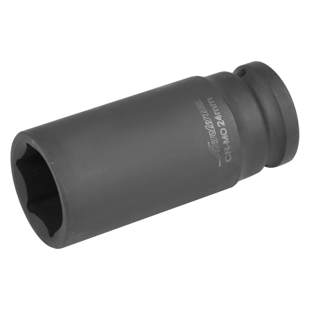 Головка ударная торцевая 1/2DR шестигранная 24мм, L=78мм - Артикул ATIS1234 - Производитель Airline - Фото, Отзывы, Цены 