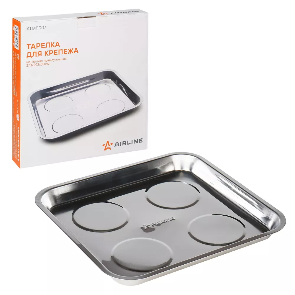 Тарелка для крепежа магнитная прямоуг. 270х292х30мм - Артикул ATMP007 - Производитель Airline - Фото, Отзывы, Цены 