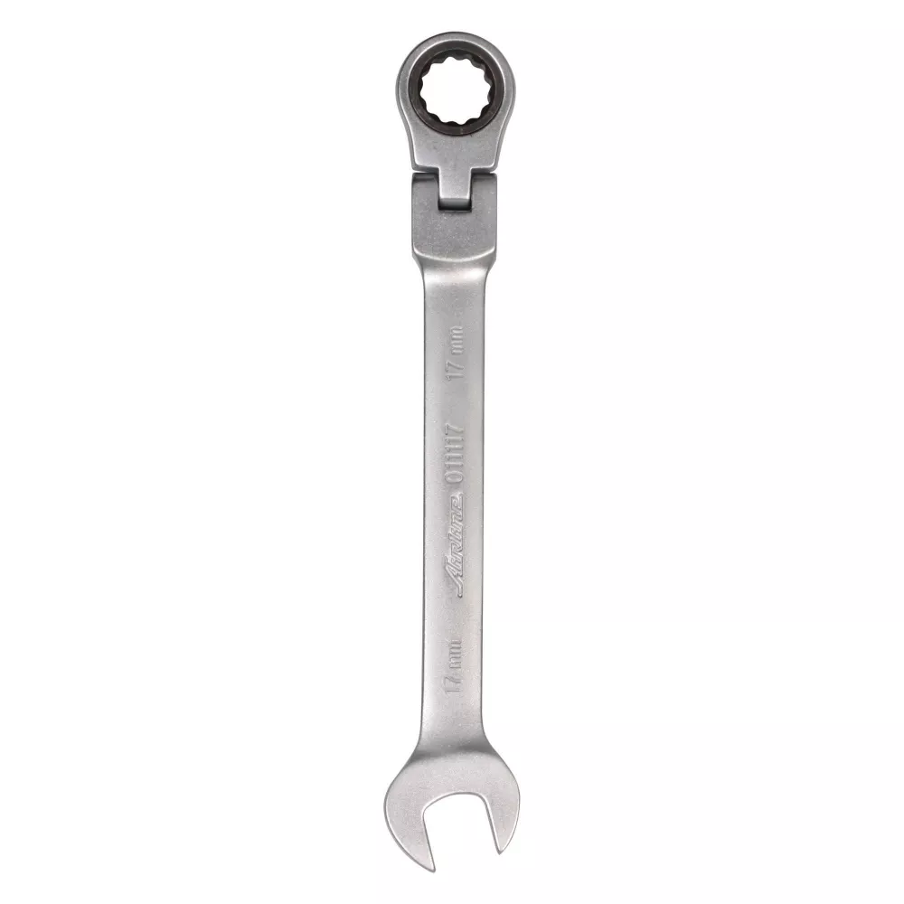 Ключ комбинированный трещоточный шарнирный 17мм PRO пласт.подвес - Артикул ATRFS10 - Производитель Airline - Фото, Отзывы, Цены 