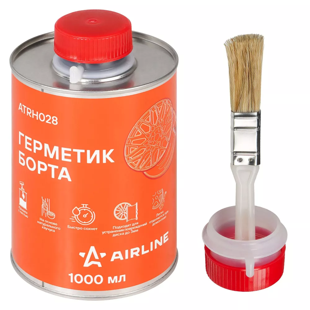 Герметик борта, банка с кистью, 1л - Артикул ATRH028 - Производитель Airline - Фото, Отзывы, Цены 