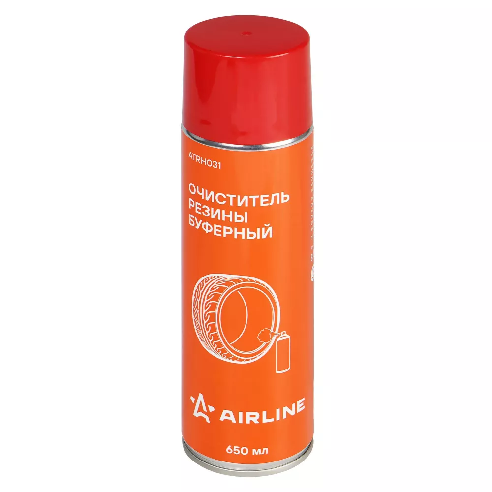 Очиститель резины буферный, спрей, 650 мл - Артикул ATRH031 - Производитель Airline - Фото, Отзывы, Цены 