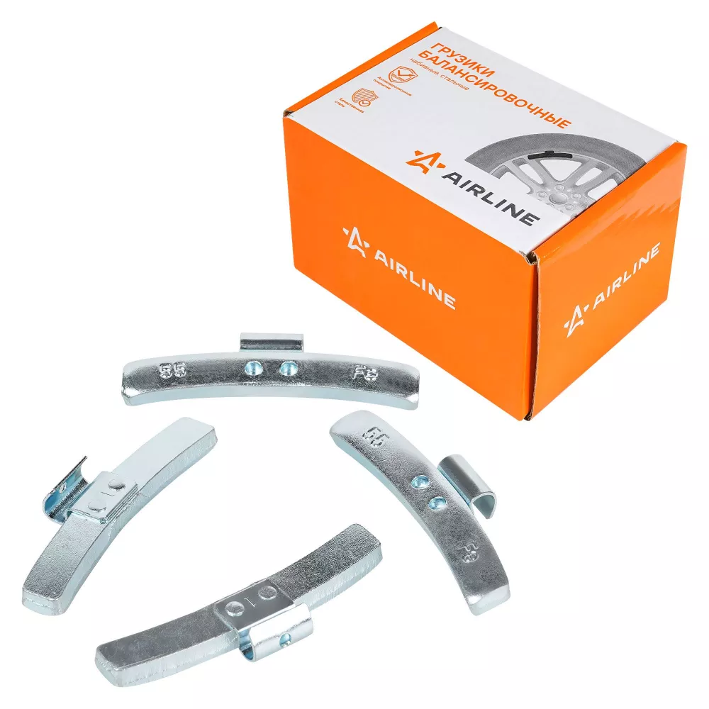 Груз балансировочный стальной для литых дисков 55 гр, 50 шт - Артикул ATRK149 - Производитель Airline - Фото, Отзывы, Цены 